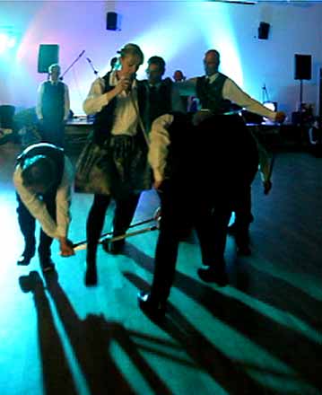 Performing at a ceilidh